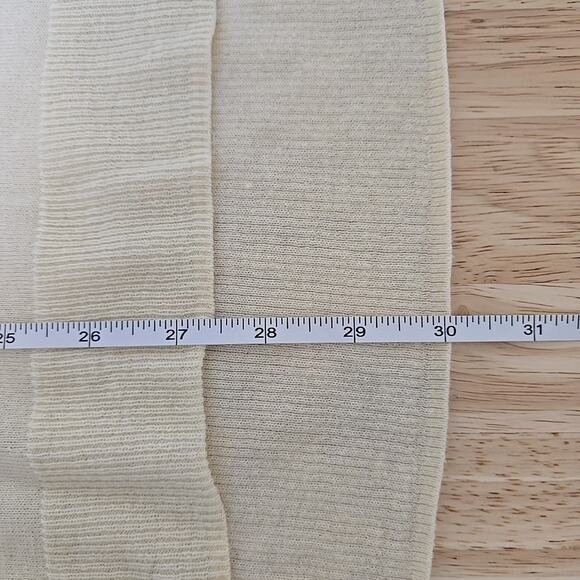 Toad & Co Merino Wool Crewneck Sweater Cream Lightweight Organic‎ Size Medium - Picture 6 of 10